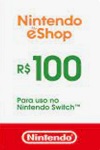 Nintendo eShop prepaid card R$100 Brazil