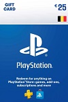 PlayStation Network Live Card €25 Belgium