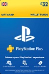 PlayStation PLUS Network Live Card £32 UK