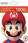 Nintendo eShop prepaid card 1000 Yen JAPAN